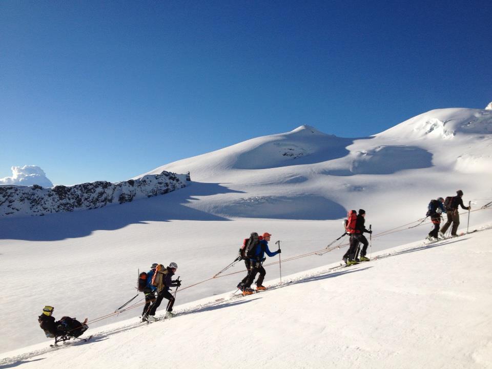 rando a ski tractée